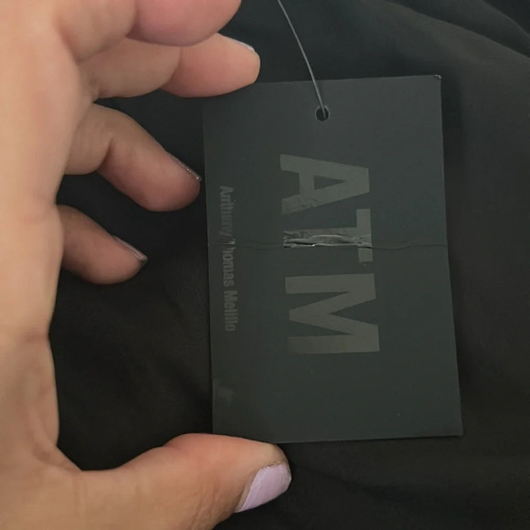 ! ATM Anthony Thomas Melillo Silk Short-Sleeve Jumpsuit size L. - Picture 6 of 6